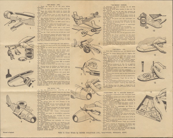 Коробка FROG 359P AVRO Lancaster, IMA, 1959